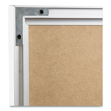 U Brands Melamine Dry Erase Board, 36 X 24, White Surface, Silver Frame freeshipping - TVN Wholesale